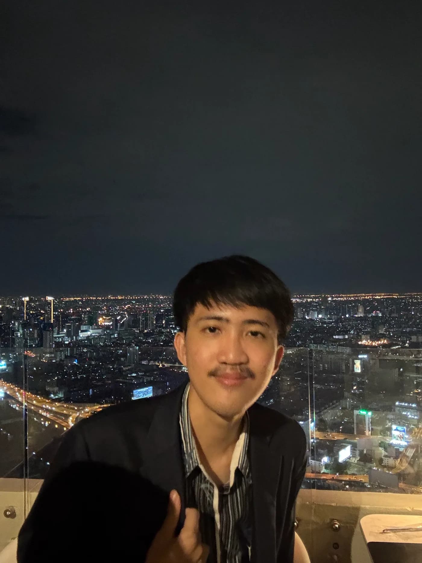 Charun on a rooftop
